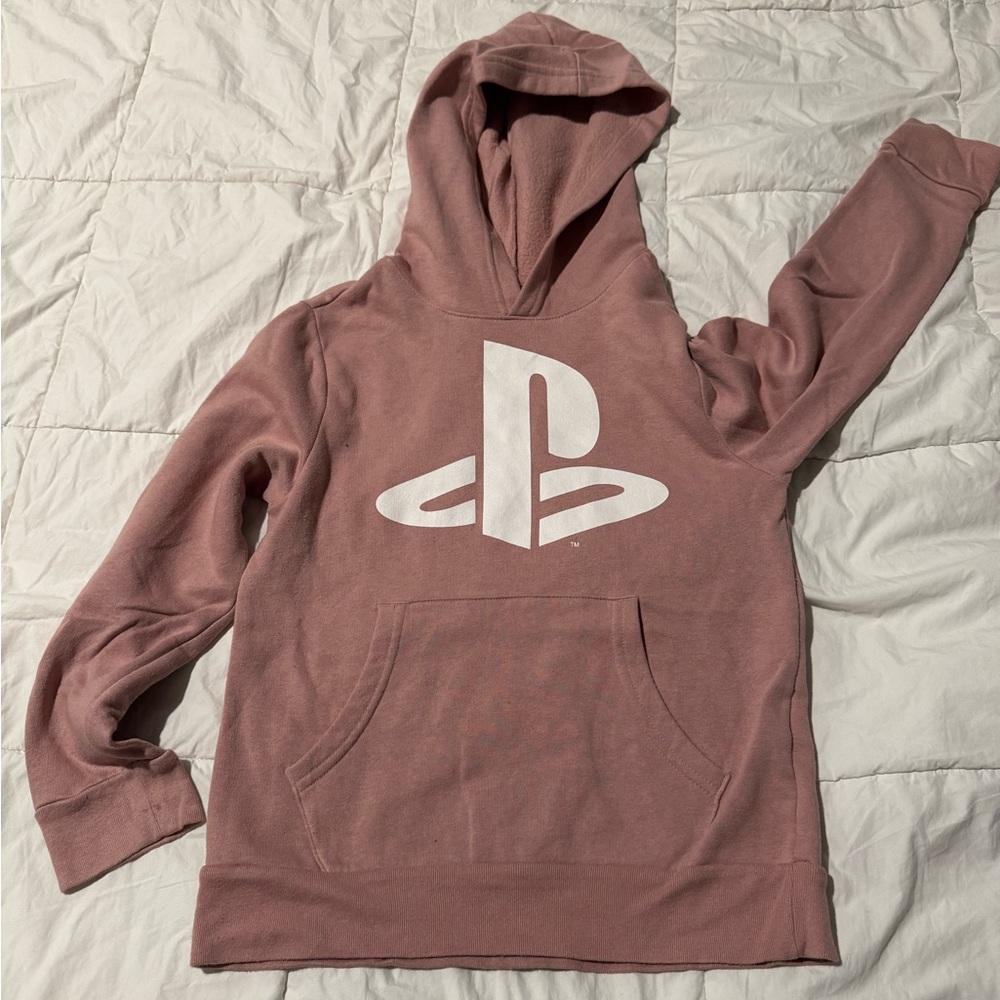 Old navy pink PlayStation athletic hoodie